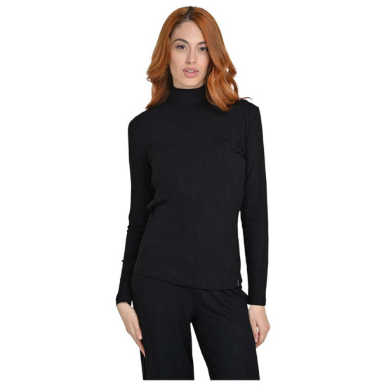 Target Γυναικεία μακρυμάνικη μπλούζα Turtleneck Rib Viscose Long Sleeve T-Shirt
